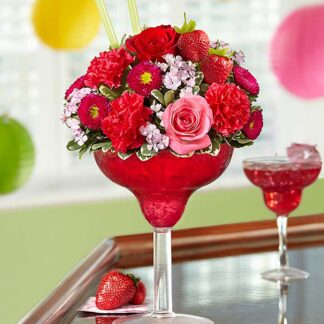 Strawberry Floral Margarita