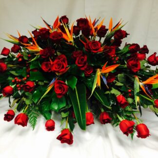 Tropical Mix Casket Cover