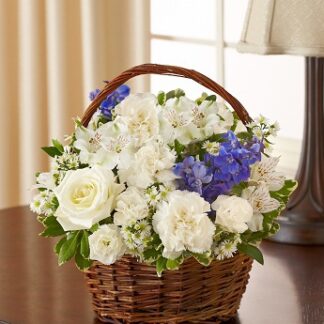 Peace, Prayers & Blessings - Blue and White