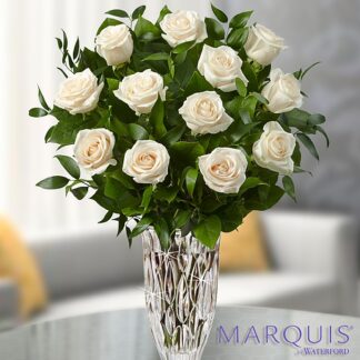 Marquis by Waterford&reg; Premium White Roses
