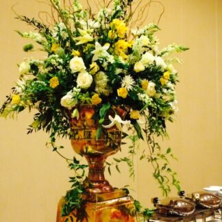 Large Copper Urn Centerpice