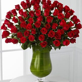 Attraction Luxury Rose Bouquet - 100 Premium Long-Stemmed Ro