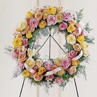 Vibrant Sympathy Wreath