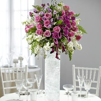 Purple Elegance Luxury Centerpiece