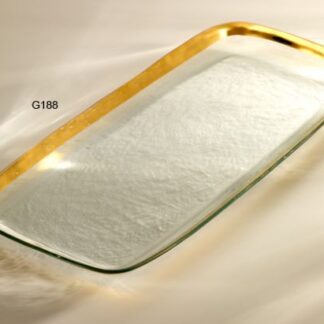 Roman Antique Gold Extra Large Rectangular Platter