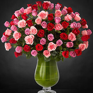 Heartfelt Luxury Rose Bouquet - 24-inch Premium Long-Stemmed Ros