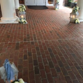 Lanterns and flowers